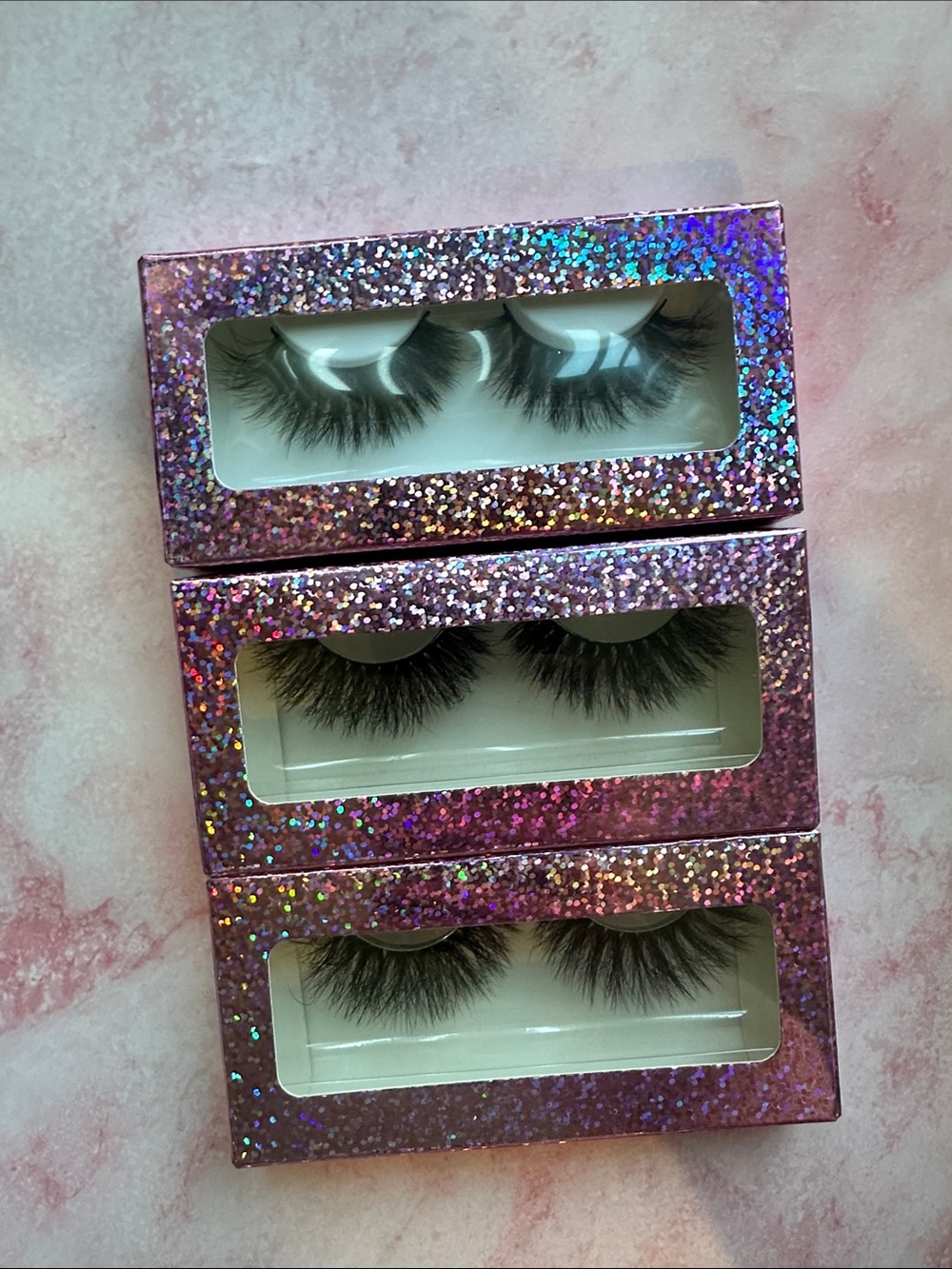False Eyelash Trio Set - Black Mink Effect Lashes